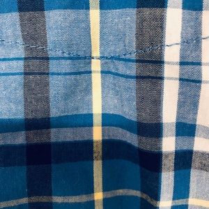 GAP Shirts & Tops - Gap boys button down blazer, blue plaid, size 10 GAP Shirts & Tops - Gap boys button down blazer, blue plaid, size 10